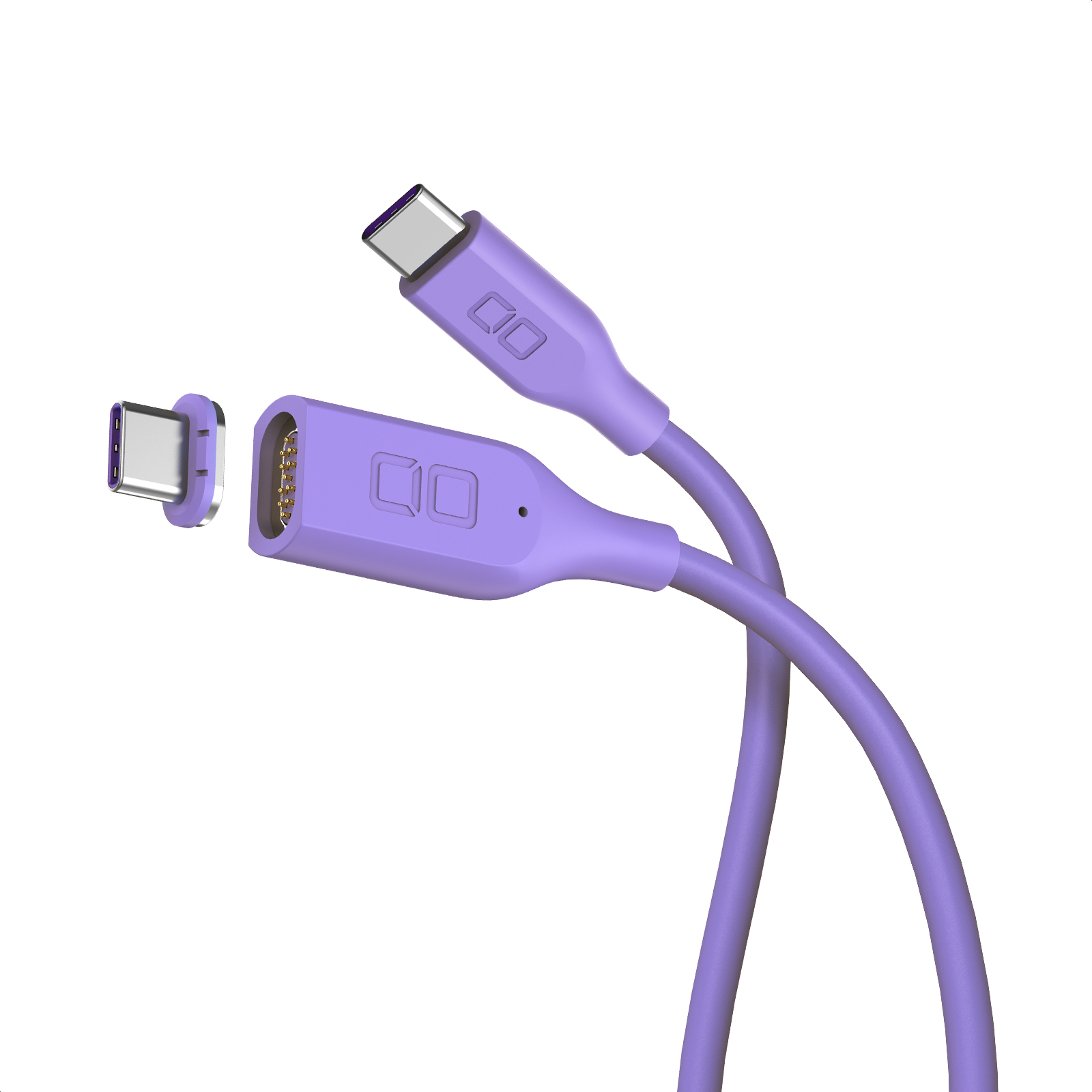 USB Type-C USB C ケーブル 1m 充電ケーブル マグネット付き 急速充電 MAX 2.4A タイプ C 収納 持ち運び スマートフォン