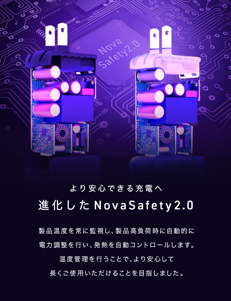 NovaPortⅡDUO 67W 2C | 株式会社CIO（シーアイオー）公式HP 充電器・モバイルバッテリーメーカー